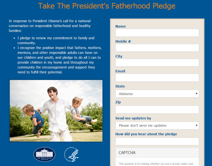 Fatherhood Pledge - 2015