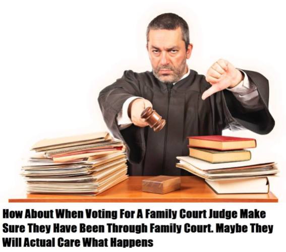 Do not re-elect bad family court judges - 2016